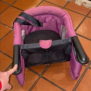 Inglesina Purple Clip-On High Chair with 2 Trays